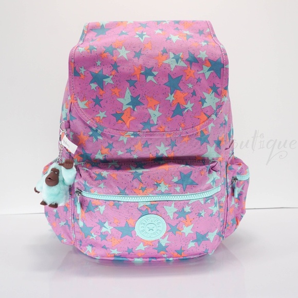 NWT Kipling BP4391 Ezra Travel Bag Backpack Polyester Starry Wonder Multi $129 - Picture 1 of 11